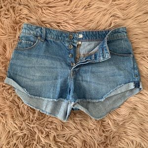 roxy denim shorts